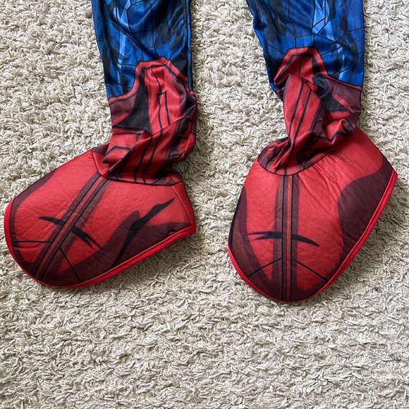 New DC Superheroes Superman Costume Without Cape Costume Size Medium 8-10 - Picture 3 of 5